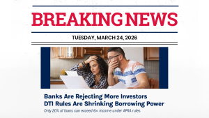 Banks Are Quietly Rejecting Investors in 2026