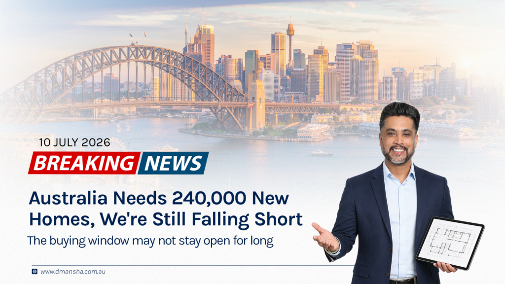 Australia's Housing Shortage: Why Buyers Should Act Now